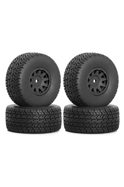 Choice إطارات سوداء مقاس 65 مم، 4 قطع، عجلات سداسية 12 مم لسيارة أرما موهافي ...