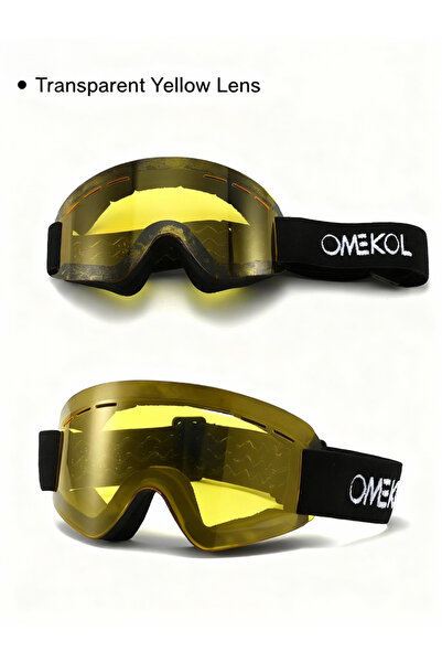 Choice BN3 OMEKOL Ski Goggles Simple Cylindrical Design Anti-Fog Windproof UV...