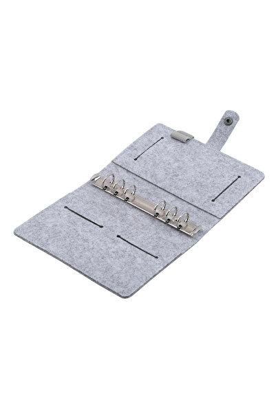 Choice A5 Light gray A5 A6 No inner pages Felt Shell Fabric Notebook Loose Le...