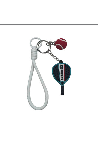 Choice سلسلة مفاتيح على شكل مضرب تنس أحمر من بابولات، تصميم Xo، إكسسوار للمفا...