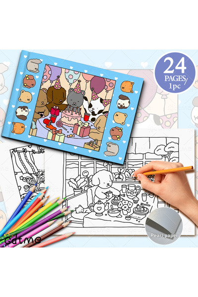 Choice3 كتاب تلوين "أنا وأصدقائي" للكبار والمراهقين، كتاب تلوين تعليمي، كتب ت...