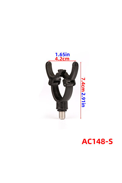 HIRISI مشبك تثبيت قضيب الصيد S AC148 المضاد للانزلاق، حامل قضيب صيد قابل للتع...
