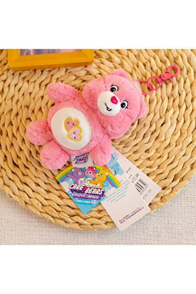 Choice سلسلة مفاتيح دببة كير بيرز الوردية القطيفة، دب كير بيرز قوس قزح يصدر ص...