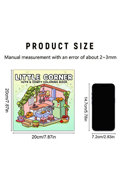 Choice ٢٠×٢٠ سم، ٢٤ صفحة، ركن صغير: كتاب تلوين للكبار يضم أنشطة يومية لطيفة و...