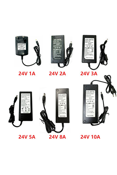 Choice7 محول طاقة عالمي 24 فولت تيار متردد/مستمر 24 فولت، 5 أمبير، من 220 فول...