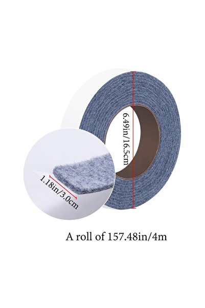 Choice1 شريط لاصق ذاتي سميك من اللباد، 3 × 400 سم، مضاد للتكثيف، شريط للنوافذ...