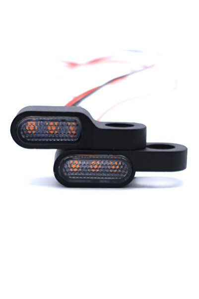 Choice1 3 مصابيح، غلاف أسود، قطعتان، إشارات انعطاف صغيرة LED للدراجات النارية...