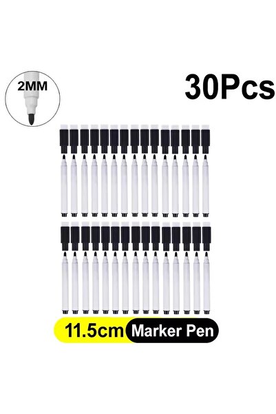 Choice 30Pcs Magnetic Dry Erase Markers with Eraser Cap White Board Marker fo...