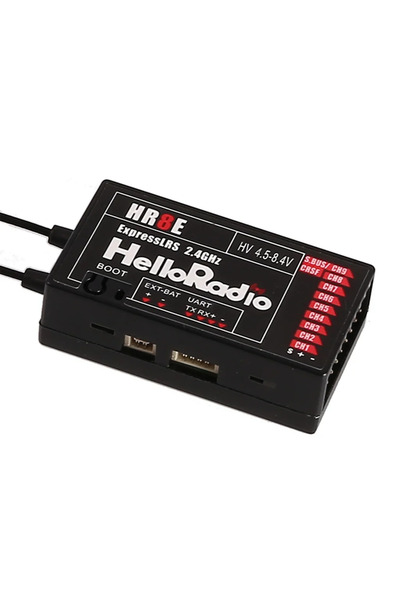 Choice جهاز استقبال HelloRadio HR8E ELRS PWM ذو 9 قنوات، أسود اللون، قطعة واح...