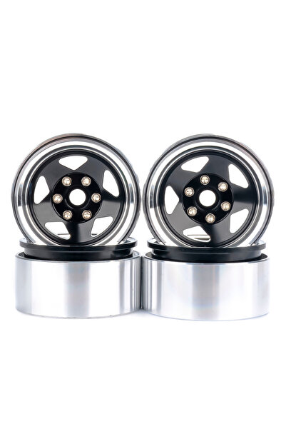 Choice مجموعة عجلات تسلق سوداء من PYFORE مقاس 1.9 بوصة، 4 قطع، إطارات 56 × 30...