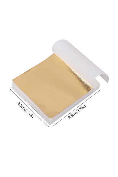 Choice ورق ذهبي 2، 100 قطعة، ورق تصميم فني وحرفي، ورق ذهبي وفضي لتزيين الأثاث...