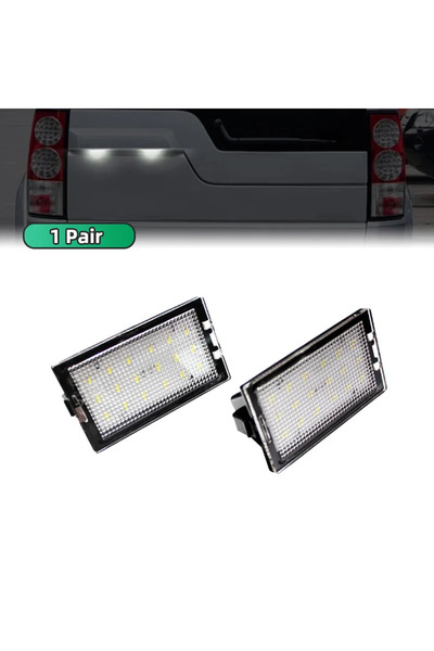 Choice زوج من مصابيح لوحة ترخيص LED لسيارات لاند روفر ديسكفري سيريز 3 و4، فري...