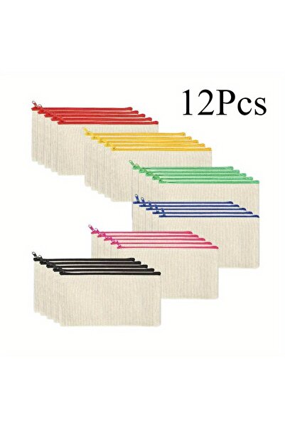 Choice llb-Bags -12Pcs 12 Pcs 12oz Zipper Pouches – Sublimation Makeup Bags f...