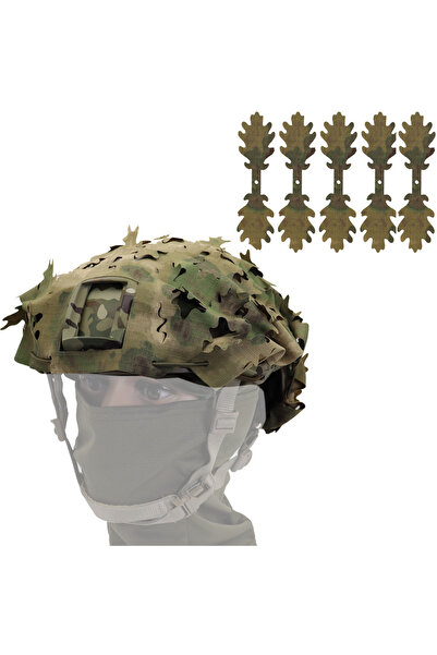 Choice Leaf ATFG Tactical FAST Helmet Cover Laser Cutting 3D Camouflage Helme...