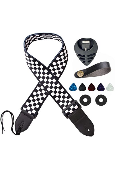 Choice 10PCS Lightning Miwayer Guitar Shoulder Strap 10Pcs/Set, Adjustable Pu...