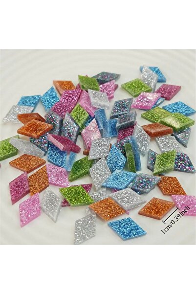 choice2 20g around 107pcs MIX-2 Around 107pcs Soft Acrylic Mosaic Tiles Lozen...