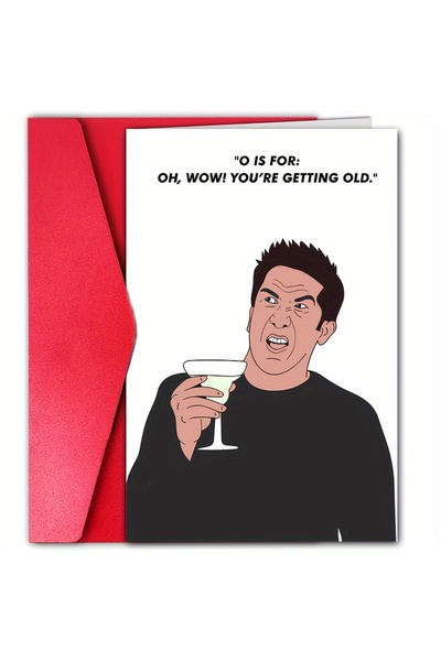 Choice 1 funny birthday card with interesting character patterns, funny comme...