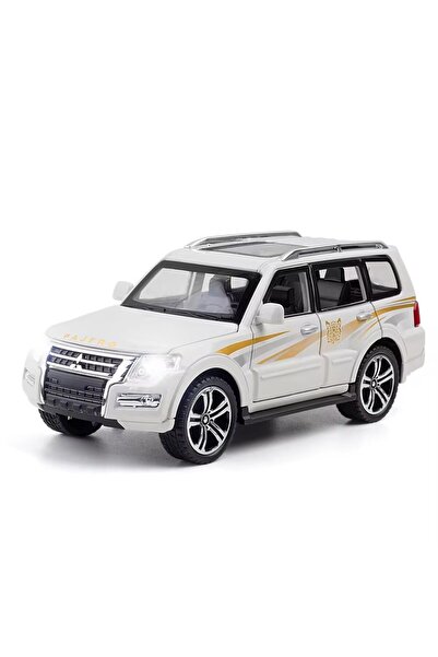 Choice سيارة لعبة ميتسوبيشي باجيرو بمقياس 1:32، مصنوعة من سبيكة معدنية مصبوبة...