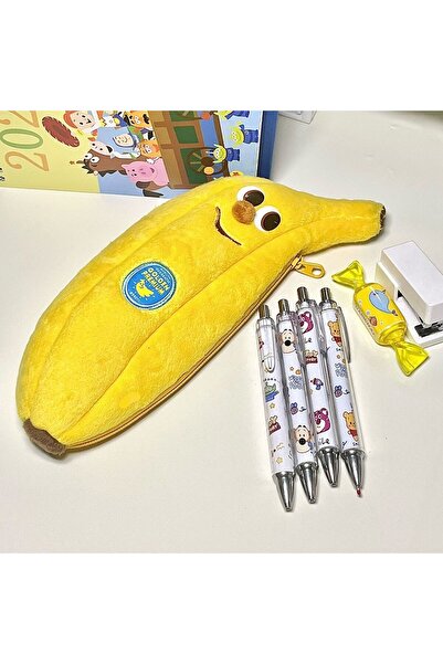 Choice مقلمة على شكل موزة، مقلمة قطيفة لطيفة على شكل موزة كرتونية، سعة كبيرة،...