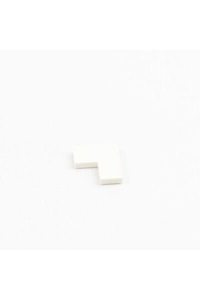 Choice6 مجموعة من 60 قطعة من بلاط الطوب الأبيض على شكل حرف M، مقاس 2x2، بزواي...