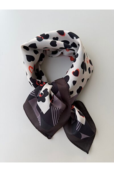 who knows ¿ Patterned Scarf Bandana 50X50 Women's Clothing Accessory