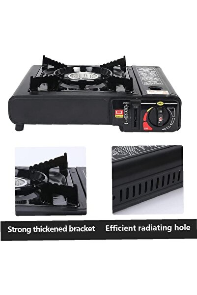 Generic Portable Gas Stove/Butane Propane Camping Stove with Carrying Case