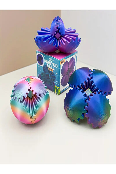 Choice قطعة واحدة عشوائية، مكعب كرة تروس مطبوع ثلاثي الأبعاد، ألعاب تململ للأ...