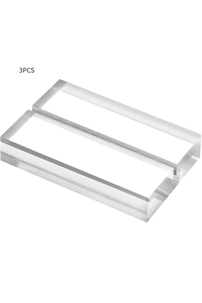 Choice حامل بطاقات أكريليك شفاف مكون من 3 قطع، قاعدة عرض لافتات حفلات الزفاف ...