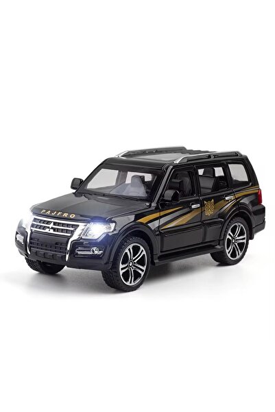 Choice Black Scale 1:32 MITSUBISHI PAJERO Toy SUV Car Model Alloy Diecast Tir...