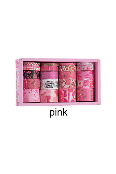 Choice JDX-446 15 Rolls of Floral Foil Stamping and Washi Tape Set – Decorati...