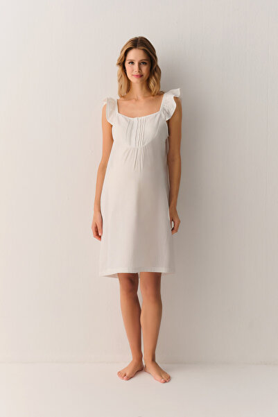 SUWEN Angel Pamuklıu Hamile Lohusa Gecelik