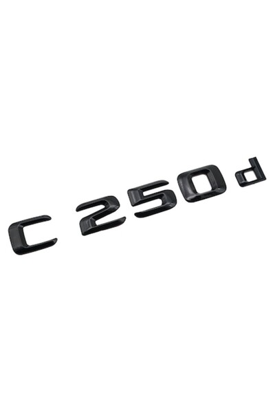 MERCEDES Emblemă neagră pentru C 250d