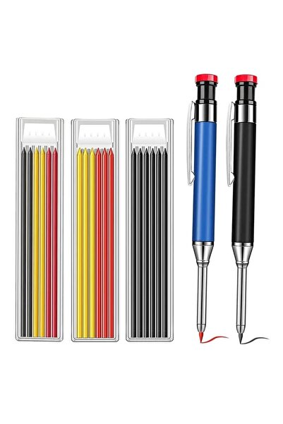 Choice مجموعة قيمة متعددة الوظائف من أقلام الرصاص المعدنية الصلبة للنجارة، أق...