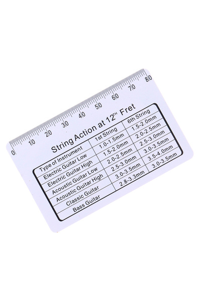 Choice مسطرة قياس ملحقات الجيتار، أداة جيتار كهربائي للآلات الوترية، مقاس واحد