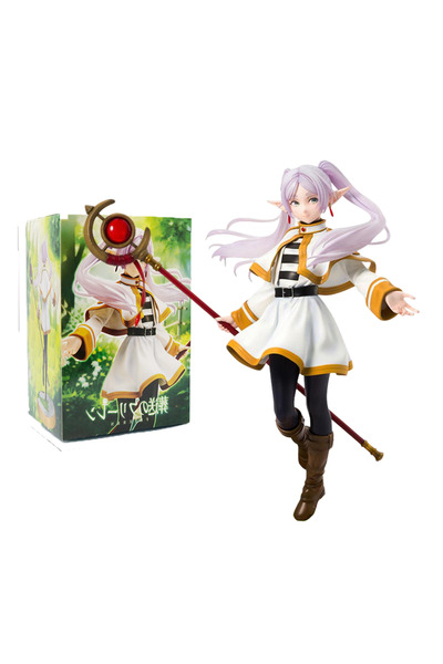 BANDAI مع صندوق 18 سنتيمتر سدادة المعكرونة Sousou no Frieren أنيمي فتاة الشكل...