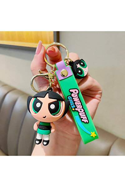 Choice6 سلسلة مفاتيح كرتونية رائعة الجمال بحجم 6 سم! تضم شخصيات فتيات القوة: ...