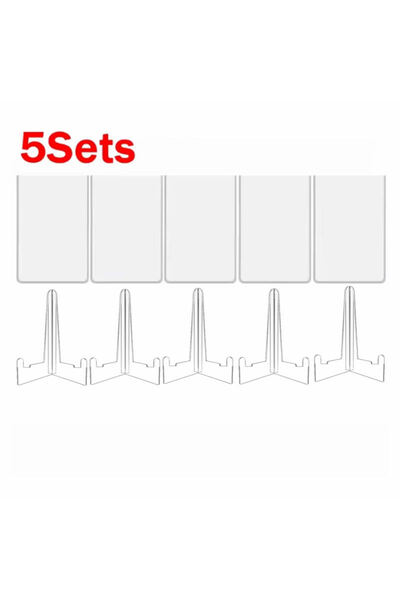 Choice4 مجموعة من 5 قطع (من 1 إلى 10 قطع) من أغطية البطاقات البلاستيكية الصلب...