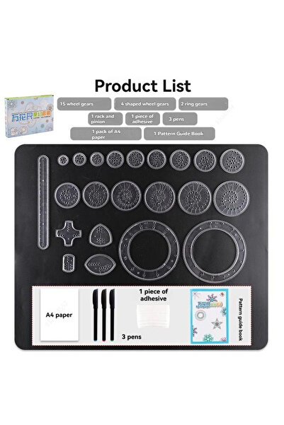 Choice مجموعة من 28 قطعة، مجموعة رسم فنية أصلية من الصفيح، مجموعة تصميم سبيرو...