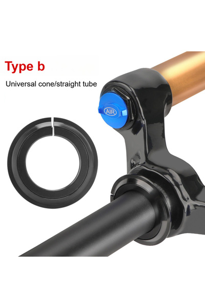 Choice فاصل قاعدة سماعة رأس دراجة ميروكا أسود 44/52/55/56 مم أنبوب مستقيم/وعا...