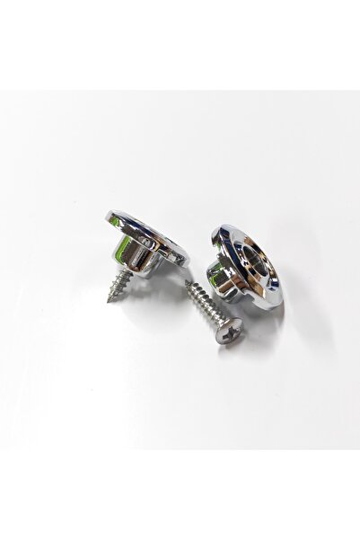 Choice1 Chrome FLEOR 2PCS Bass Guitar String Tree Retainers String Guide Roun...