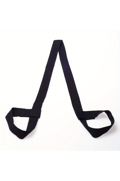 Choice حزام حمل متعدد الوظائف أسود اللون لحصيرة اليوغا - مصنوع من البوليستر ا...