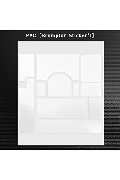 Choice ملصق PVC واحد، وملصقان شفافان من مادة TPU/PVC لحماية إطار دراجة برومبت...
