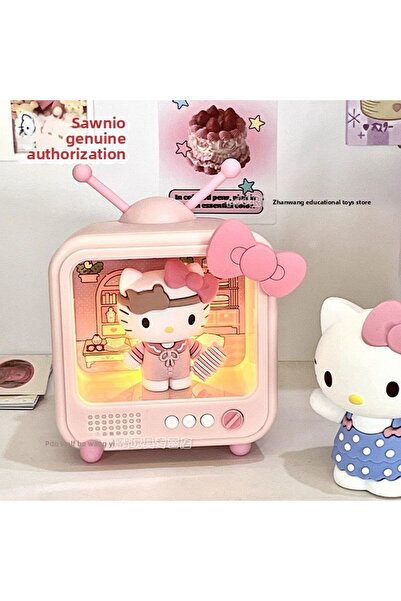 Miniso Random one Sanrio Blind Box TV Modeling Nightlight Luminous Toy My Mel...