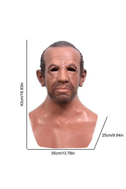 Choice كما هو موضح، قناع وجه بشري واقعي، قناع وجه مضحك للهالوين، غطاء رأس واق...