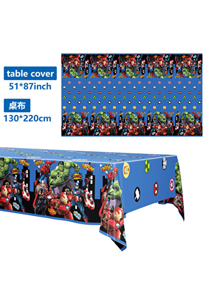 Choice مفارش طاولة لحفلات أعياد الميلاد بتصميم سبايدرمان الخارق، وديكورات مست...