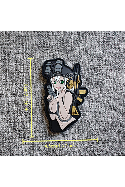 Choice CUSTOM-3994 2026 New PVC Tactical Patch, Tactical Girl Morale Badge, A...