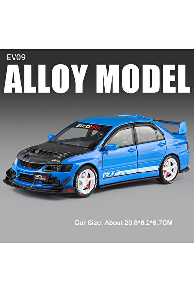 choice2 EVO9 Blue 1:24 Lancer Evolution IX M3 Toy Sports Car Model Toy Sound ...