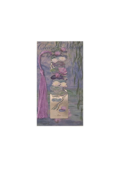 Choice Water lilies Vintage-Style Oil Painting Bookmarks, Metal Bookmarks Wit...