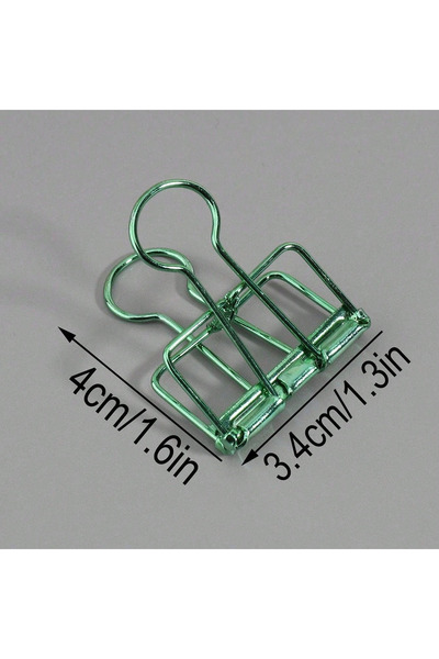 Choice مشابك معدنية عتيقة من البرونز الزنجار - مشابك ورق لتنظيم الملفات المكت...