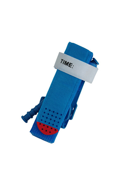 Choice طقم إسعافات أولية تكتيكي دوار مزود برباط ضاغط أزرق اللون، مناسب لحالات...